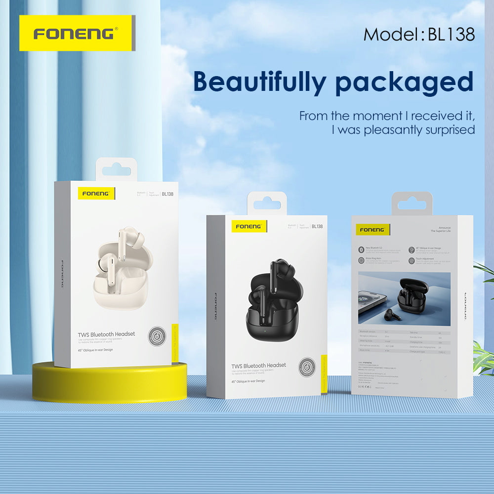 BL138 Heavy Bass TWS Earphone