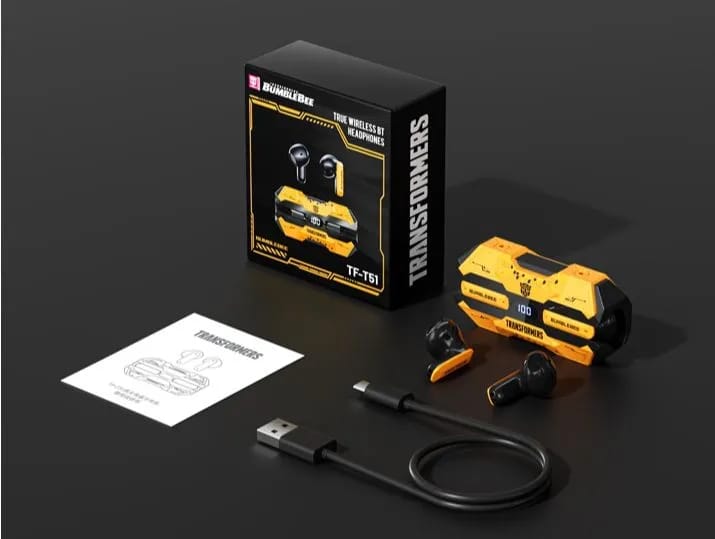 TRANSFORMERS TF-T51 Bumblebee Wireless  Gaming Earbuds